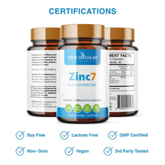 True Cellular Zinc7 capsules for daily immune support and recovery
