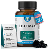 TRUEMED Lutemax 40 mg bottle supports macular health and clear vision.