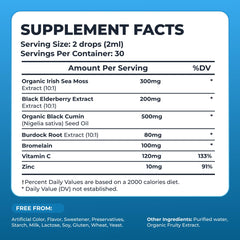Close-up of the TrueSeaMoss dropper showing precise dosing for easy use.