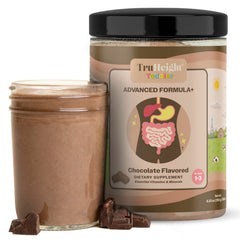 TruHeight Toddler Advanced Formula+ chocolate bottle pour supports balanced growth.