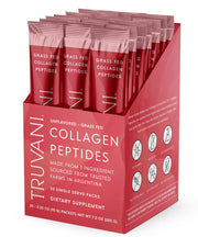 Truvani hydrolyzed collagen peptides box pack for convenient daily sticks