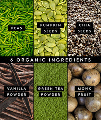 Truvani Plant Protein ingredients: pea and chia highlight clean nutrition