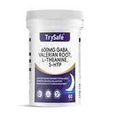 TrySafe sleep aid bottle front showing label and brand.