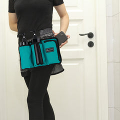 Tuhaoge massage oil holster adjustable strap provides a comfortable fit for therapists.
