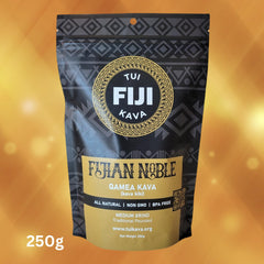 Traditional pounded medium grind kava powder prepared for authentic beverage.