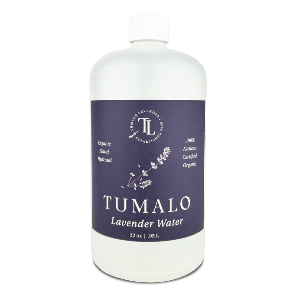 Tumalo Lavender Organic Lavender Water Hydrosol bottle, ideal facial toner for refreshed skin.