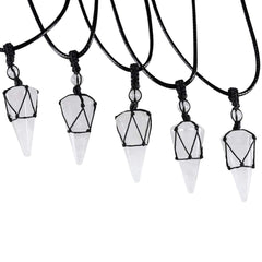 TUMBEELLUWA crystal pendulum used for direction while worn.