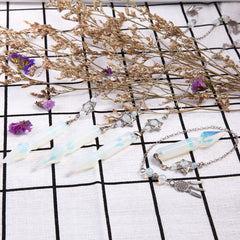 Tumbeelluwa dream catcher merkaba chain adds symbolic charm for mindful sessions.