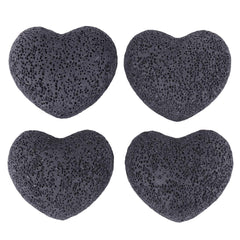 TUMBEELLUWA lava rock pocket stone in black for on-the-go diffusion.