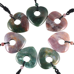 TUMBEELLUWA natural crystal necklace suits both women and men for timeless style.
