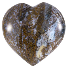 TUMBEELLUWA Ocean Jasper Heart Puff Stone promotes calm and focused relaxation.