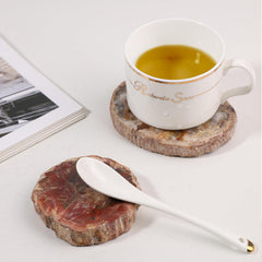 TUMBEELLUWA gift-ready petrified wood slab packaging for nature lovers