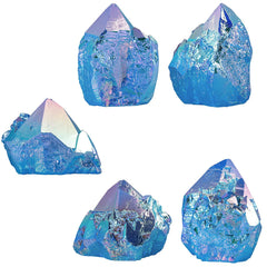 TUMBEELLUWA self-standing crystal cluster with flat base for stable display.