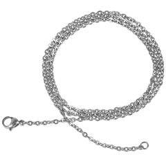 TUMBEELLUWA stainless steel chain 50 cm adds durable wearability