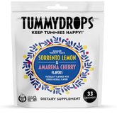 Tummydrops Ginger Italy-inspired flavors bottle highlights premium lozenges for digestive comfort.
