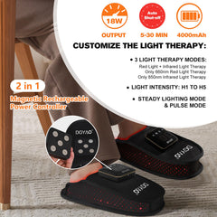 TUOB adjustable intensity with multiple levels for personalized sessions.
