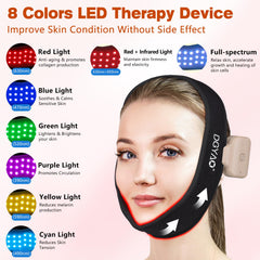 TUOB eight-color LED wavelengths provide a customized skin care session.