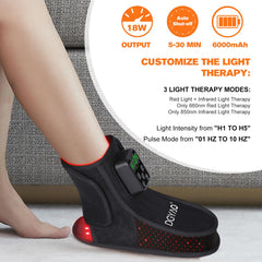 TUOB foot wrap on ankle; adjustable coverage for full foot support