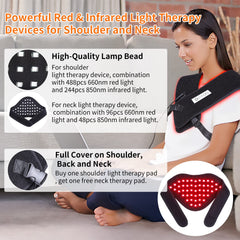 TUOB infrared neck pad assembly ready for use on the neck