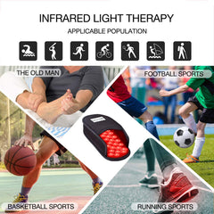 TUOB red 660nm LED close-up on the therapy slipper