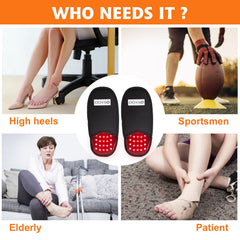 TUOB 660nm red LEDs reach deep skin layers to support circulation.
