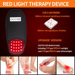 TUOYR foot slippers sole coverage highlights even light exposure for treatment