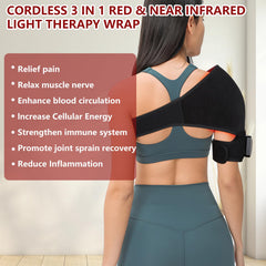 TUOYR infrared-red light combo therapy with red and near-infrared wavelengths