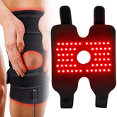 TUOYR knee warp therapy device in use for targeted knee joint support.