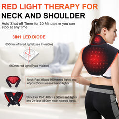 TUOYR shoulder pad dense bulb array for shoulder comfort and relaxation