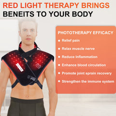 TUOYR wearable therapy wrap close-up shows soft velvet contact for comfortable sessions