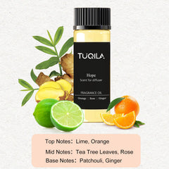 Tuqila hotel diffuser setup in a stylish lobby or suite