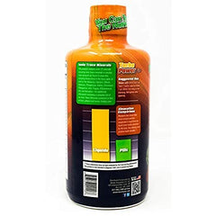 Turbo Power Liquid Vitamins ingredient powder mix highlights nutrient-rich blend.