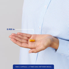 Turmeric curcumin Bioperine capsules on white surface signaling joint and liver support.