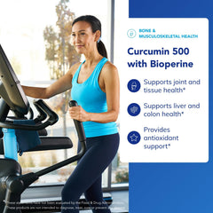 Label detail of turmeric curcumin formulation emphasizing clean ingredients
