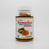 Turmerica turmeric gummies bottle front view for easy daily use
