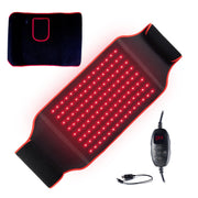 TUUKO red light therapy belt front view for targeted muscle relief.