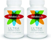 Twinlab MetaboLife Ultra bottle two-pack shown on a kitchen counter signaling weight management