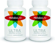 Twinlab MetaboLife Ultra bottle two-pack shown on a kitchen counter signaling weight management