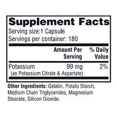Twinlab Potassium Caps pour cap demonstrating easy daily intake for recovery and hydration