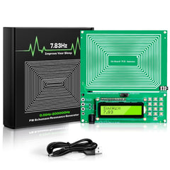 Twxire Schumann resonance generator front view showing compact design for sleep and meditation.