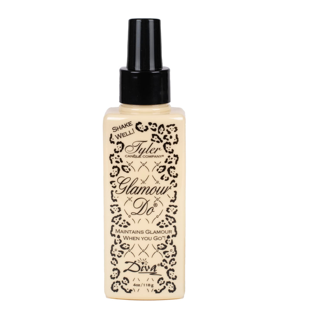 TYLER Candle Company Diva Glamour Do bottle ready for a bathroom refresh
