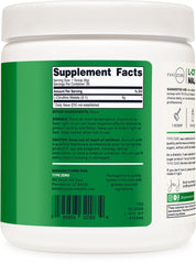 Type Zero bottle with glass shows easy pre-workout preparation.