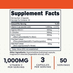 Type Zero Nitric Oxide 6X Booster capsules close-up for easy daily use.