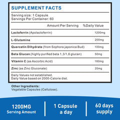 Close-up of Uarcool Lactoferrin softgels for easy daily capsules