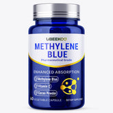 UBEEKOO 30mg methylene blue capsules bottle front view for daily wellness.