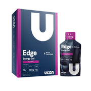 UCAN Edge mixed berry energy gel shot for steady workout energy