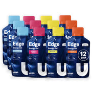 UCAN Edge variety-pack energy gel shots for endurance on the go.