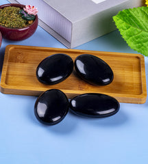 Piedra de bolsillo UFEEL en obsidiana negra para manejo del estrés.