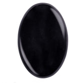 Piedra palma ovalada UFEEL de obsidiana negra para meditación y calma.