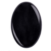 Piedra palma ovalada UFEEL de obsidiana negra para meditación y calma.